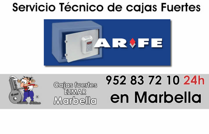 servicio tecnico Arfe cajas fuertes marbella